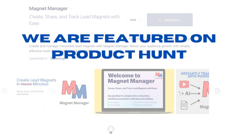 We are featured on Product Hunt!