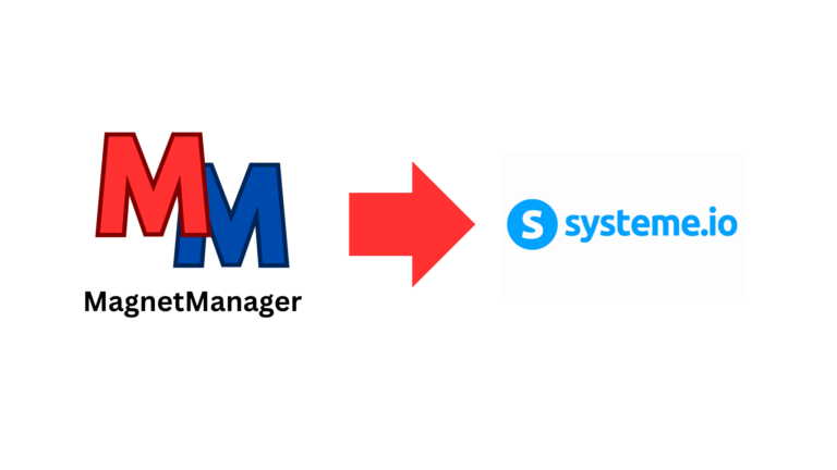 MagnetManager now intragrates with systeme.io